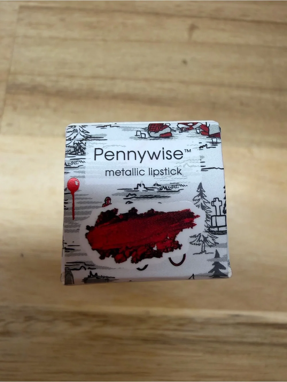 MELT Cosmetics Pennywise Metallic matte lipstick & Red Balloon lipliner